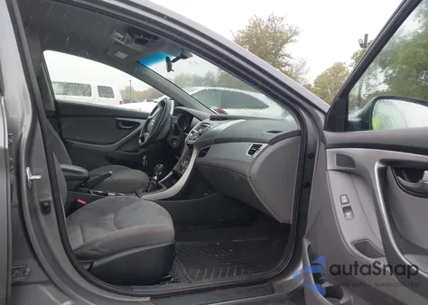 2013 Hyundai Elantra Gls from USA, damaged, VIN 5NPDH4AE4DH419795